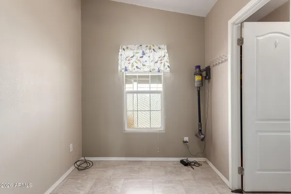 a view of storage and utility room