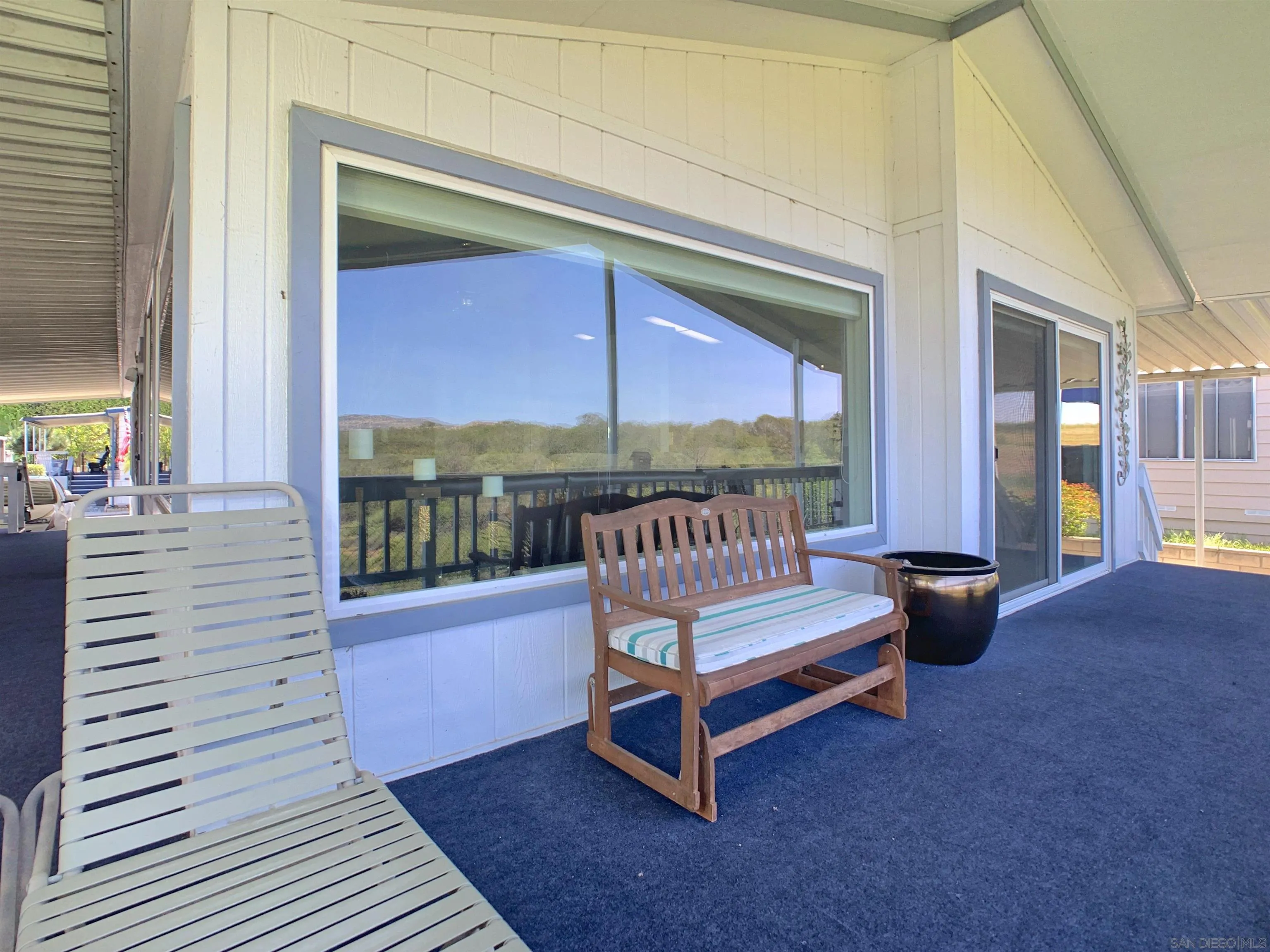 9500 Harritt Road, Unit SPC 25 Lakeside, CA 92040 - Photo 30 of 43 a view of two chairs in the balcony