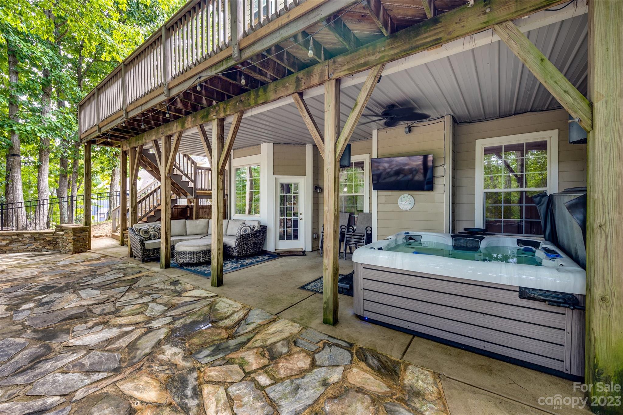 786 Fairway Point Drive Tega Cay, SC 29708 - Photo 34 of 39 a view of a two chairs in the patio