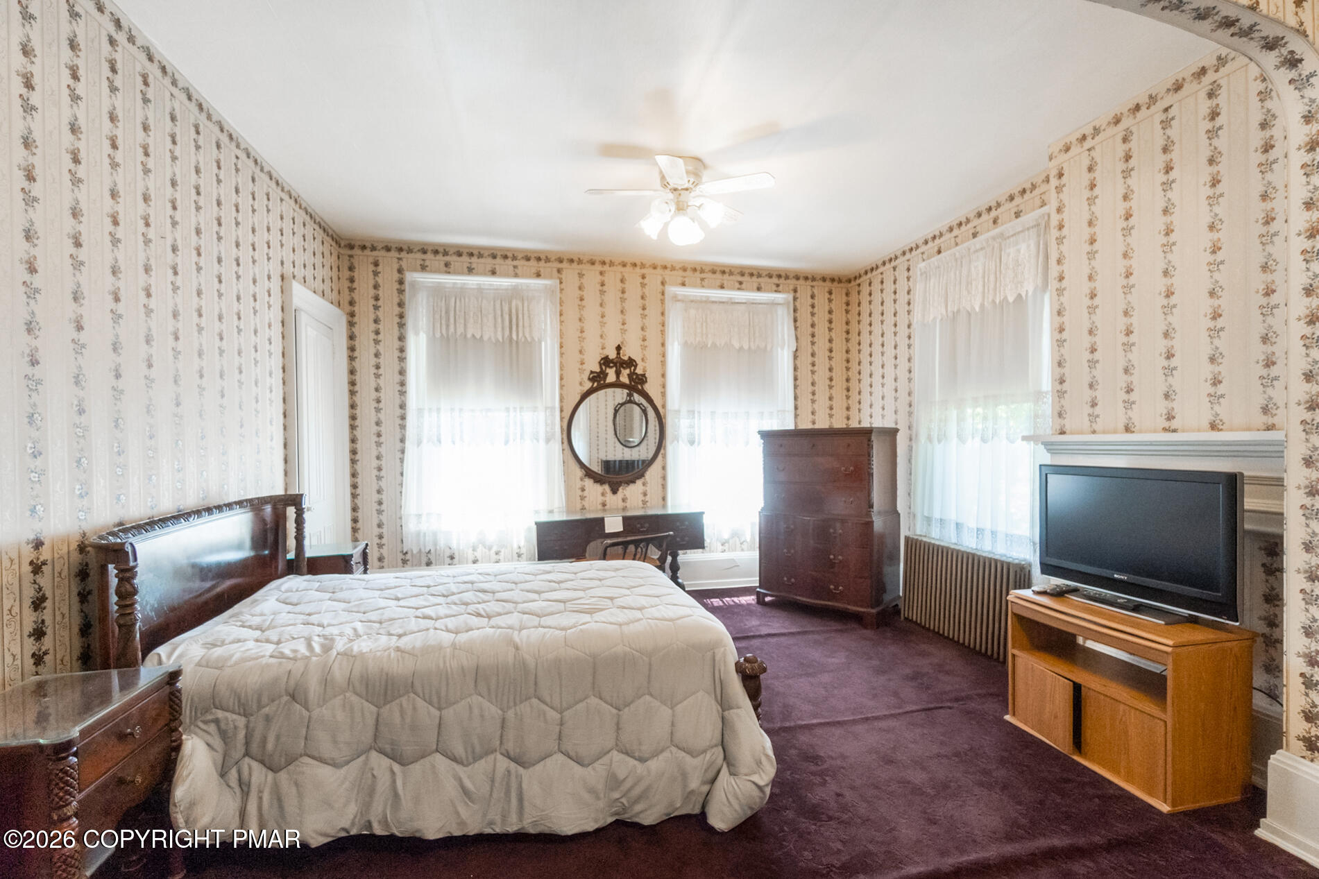 11 East Front Street Jim Thorpe, PA 18229 - Photo 47 of 63 a bedroom with a bed and a television