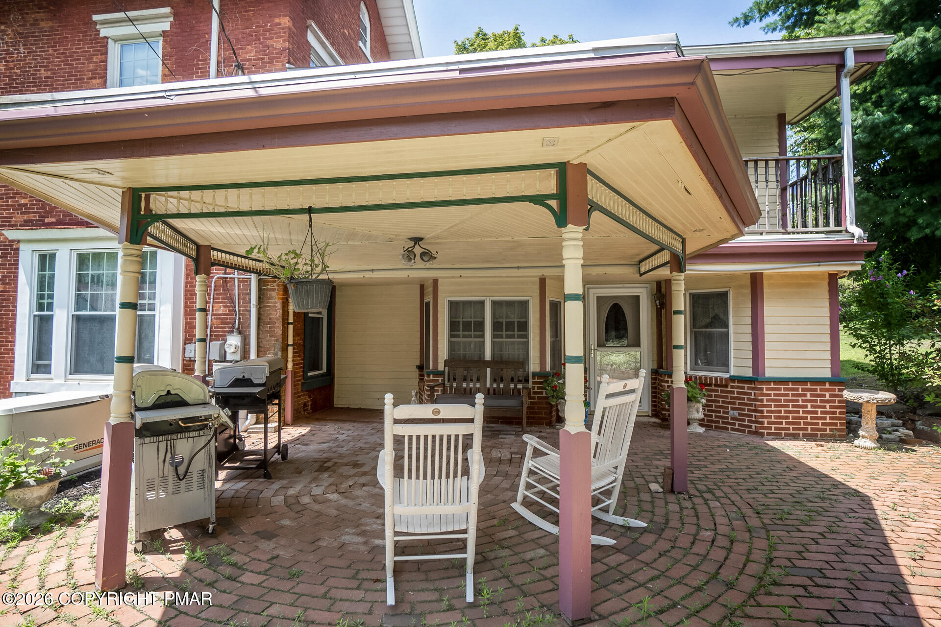 11 East Front Street Jim Thorpe, PA 18229 - Photo 5 of 63 a view of a patio with table and chairs and potted plants