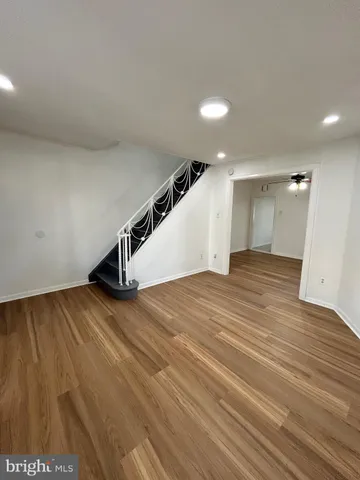 a view of an empty room