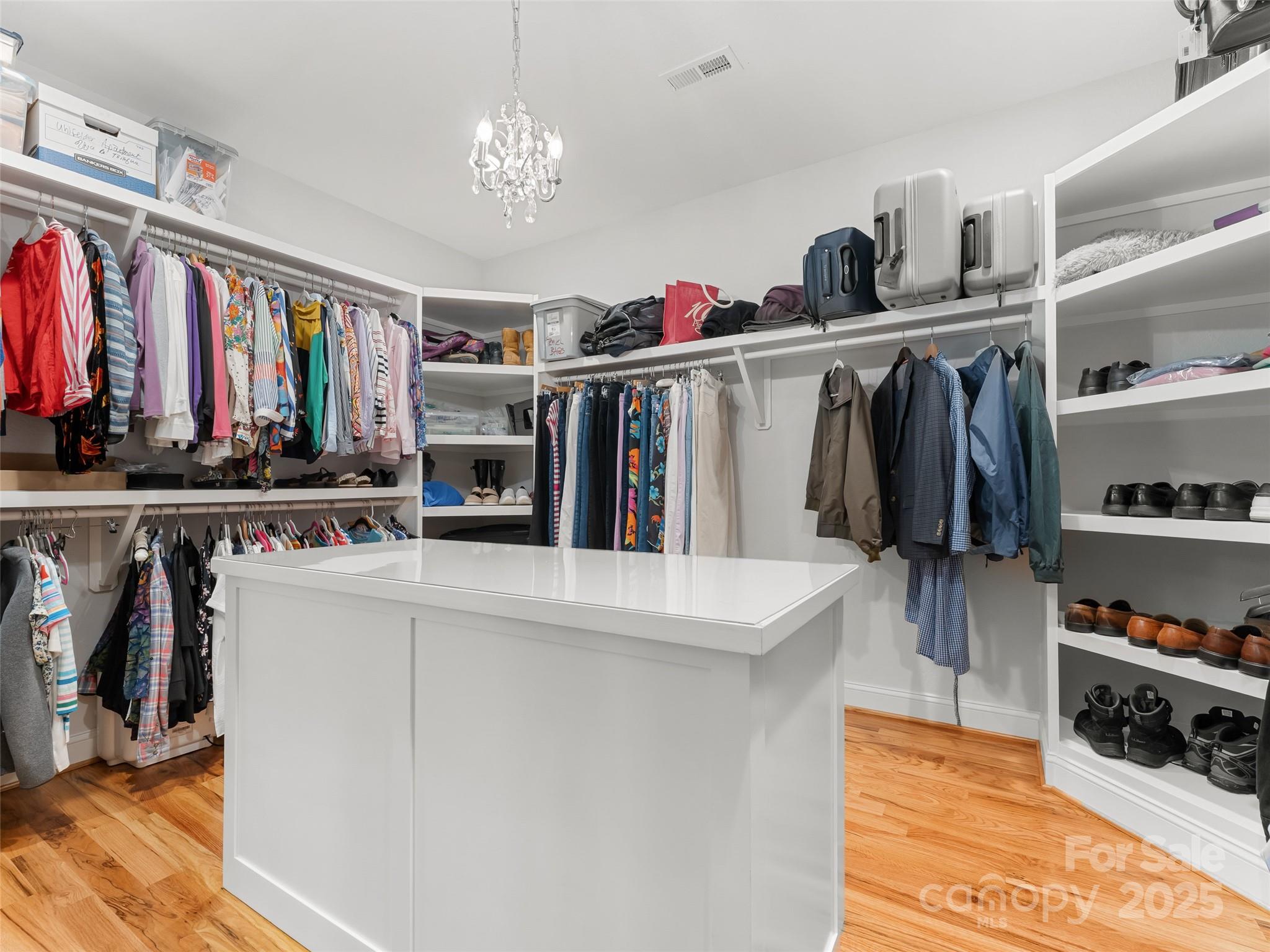 249 Tsisqua Circle Brevard, NC 28712 - Photo 26 of 39 a view of walk in closet with clothes and shoes