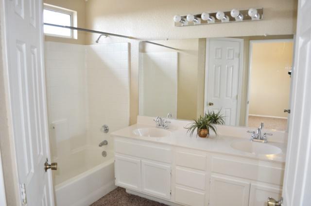3153 Quarry Road Palmdale, CA 93550 - Photo 11 of 21 a bathroom with a bathtub sink and mirror
