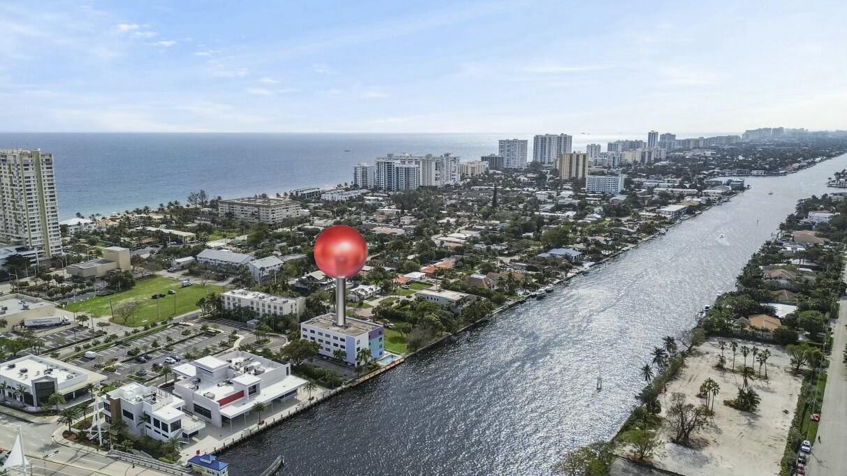 105 South Riverside Drive, Unit 303 Pompano Beach, FL 33062 - Photo 5 of 36 an aerial view of a city