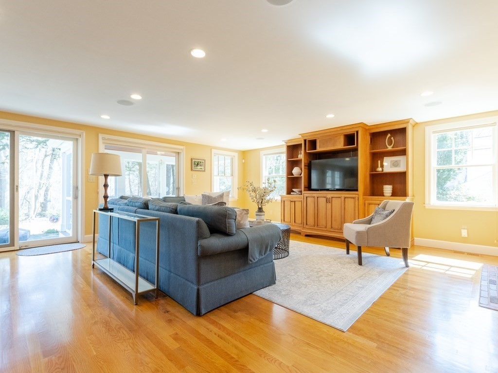 16 Fuller Brook Road Wellesley, MA 02482 - Photo 15 of 36 a living room with furniture and a flat screen tv