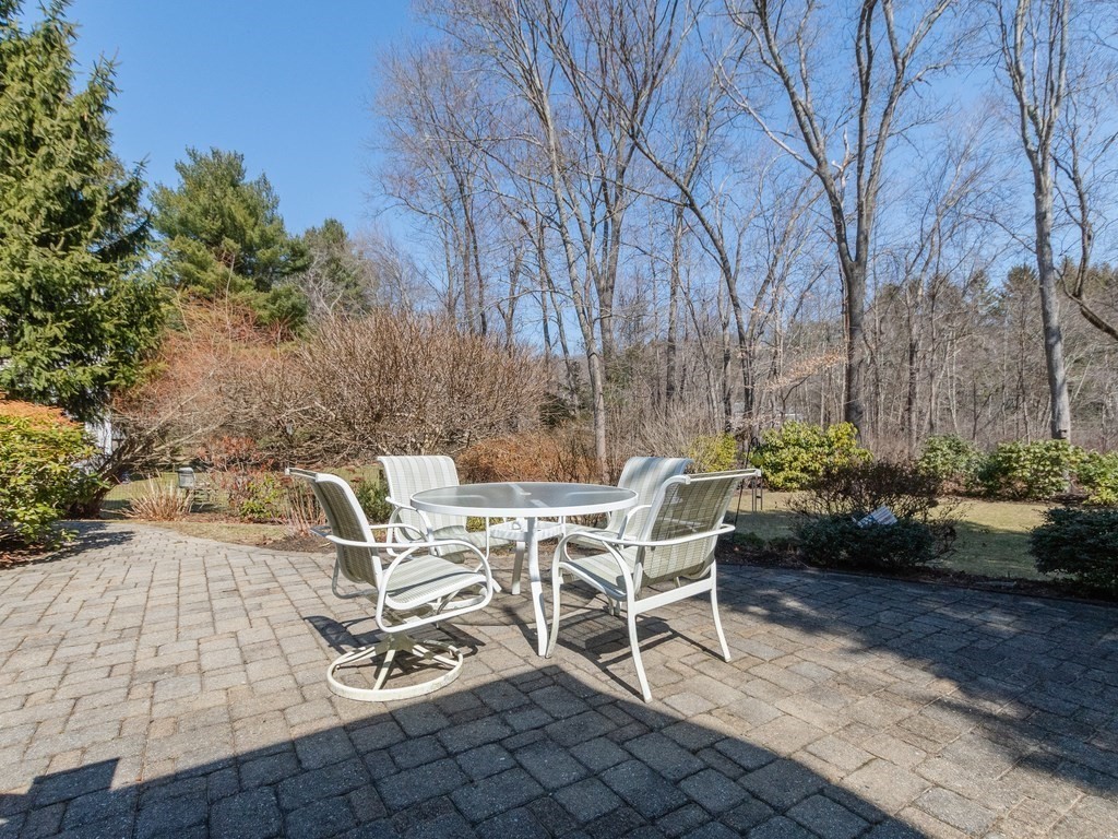 16 Fuller Brook Road Wellesley, MA 02482 - Photo 6 of 36 a view of a chairs and table in backyard