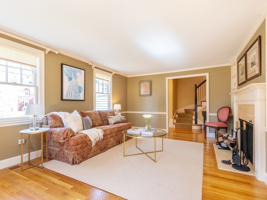 16 Fuller Brook Road Wellesley, MA 02482 - Photo 9 of 36 a living room with furniture and a table