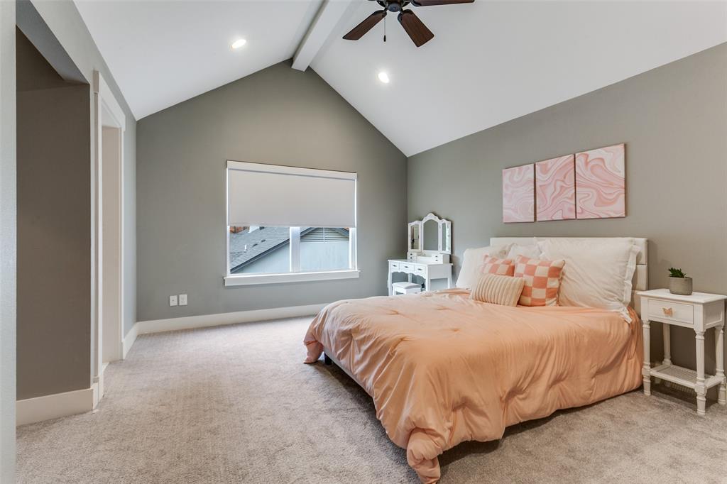 413 Ridge Crest Drive Richardson, TX 75080 - Photo 25 of 34 a bedroom with a bed and window