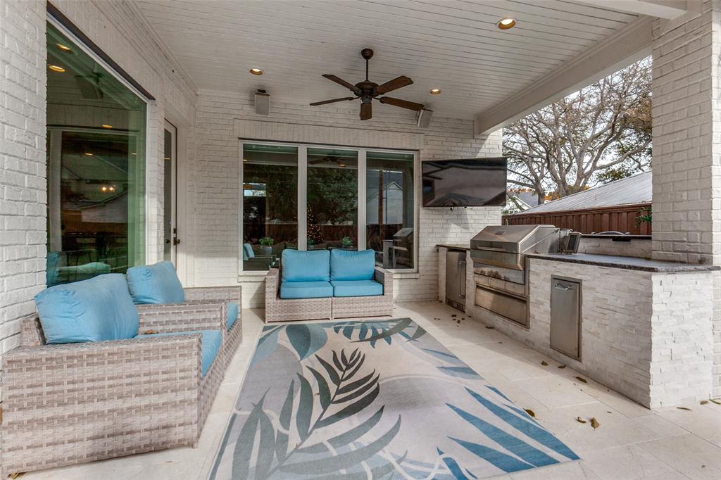 413 Ridge Crest Drive Richardson, TX 75080 - Photo 30 of 34 a view of a livingroom with furniture and a fireplace