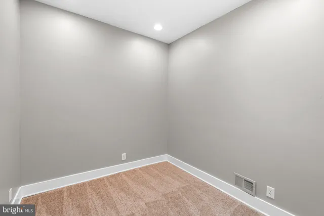 a view of empty room