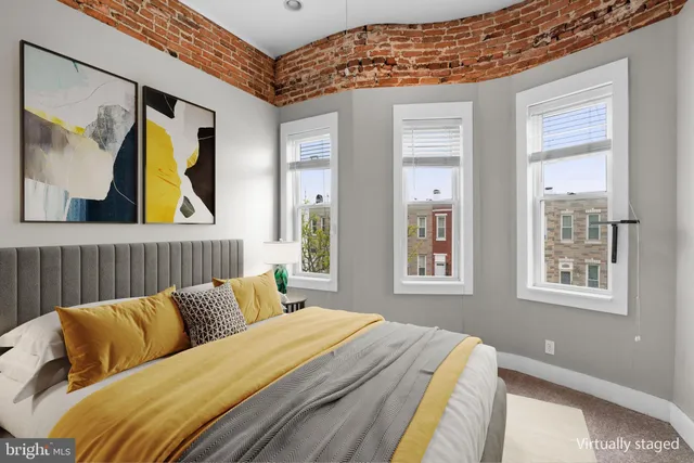 a picture of a bench in a building