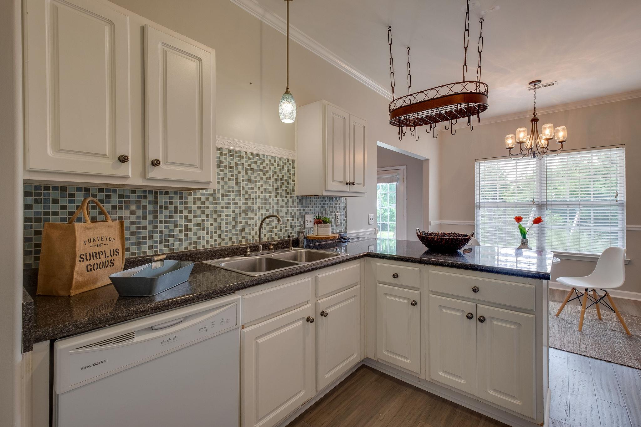 1021 Golf View Way Spring Hill, TN 37174 - Photo 8 of 30 Crisp White Kitchen Cabinets