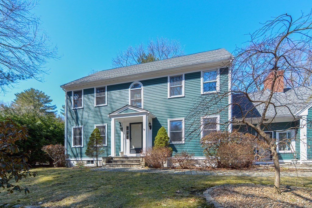 27 Wilson Pond Road Rowley, MA 01969 - Photo 3 of 42 front view of a house with a yard