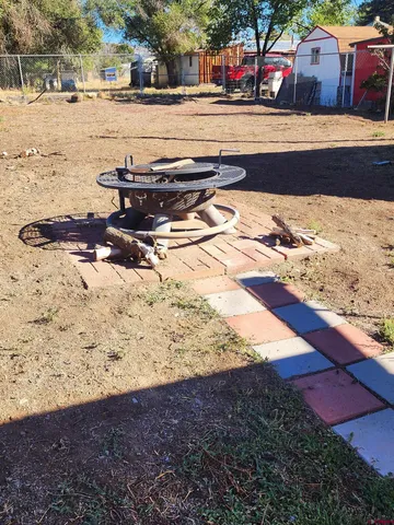 a view of a lake with houses