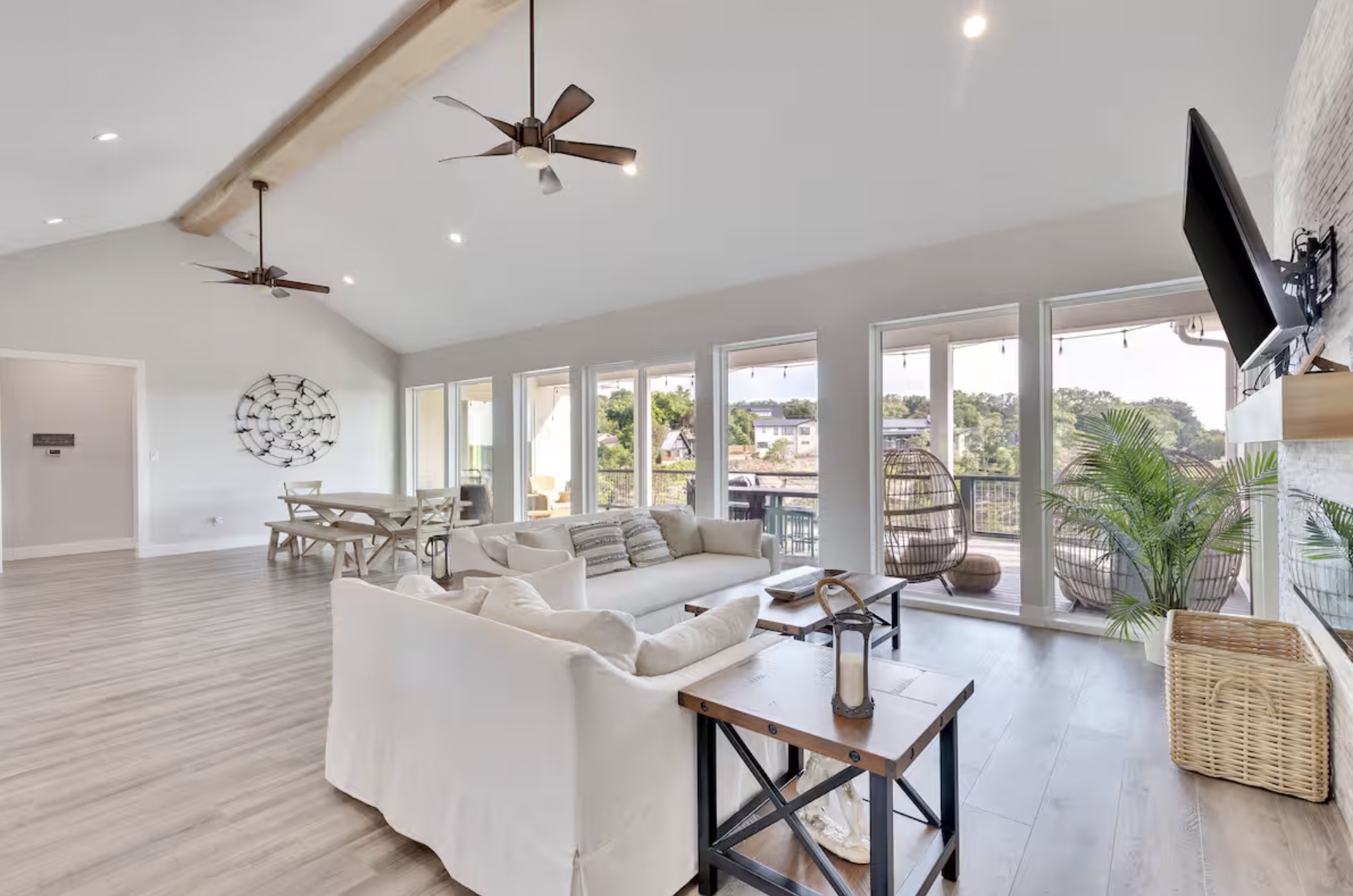 16323 Lake Loop Austin, TX 78734 - Photo 11 of 37 a very nice looking living room with furniture and a large window