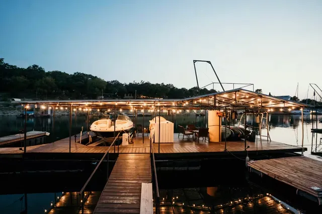 a view of a lake from a balcony