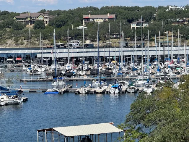 a view of city and lake
