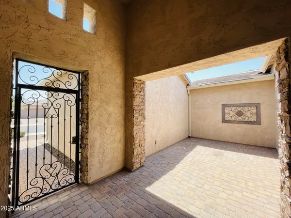 a view of an entryway door