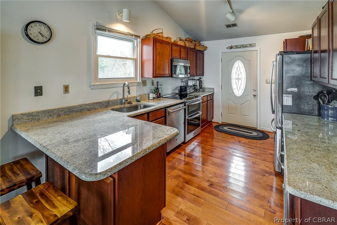 256 Fleet Road Heathsville, VA 22473 - Photo 9 of 46 Kitchen viewed from great room w/dining