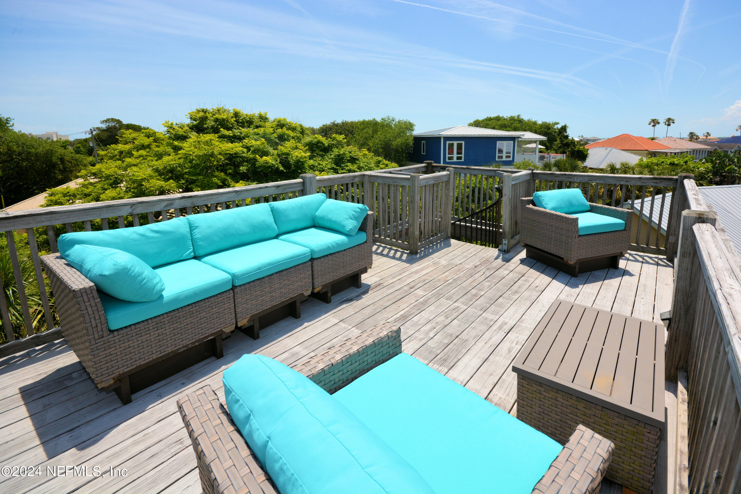 2740 Harbor Court St. Augustine, FL 32084 - Photo 40 of 53 a balcony with furniture and a garden