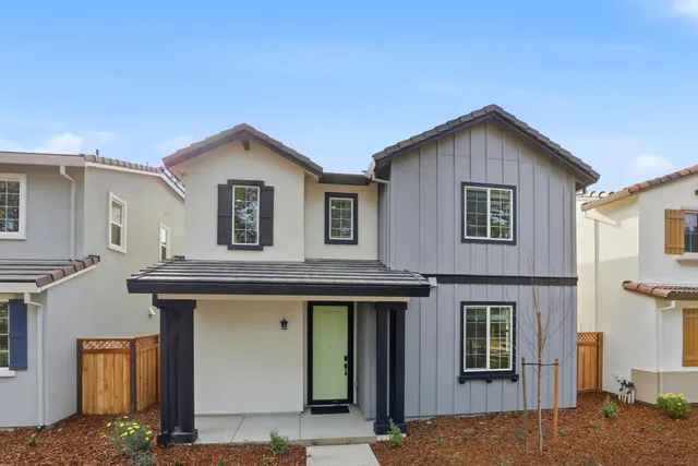 a house view with a outdoor space