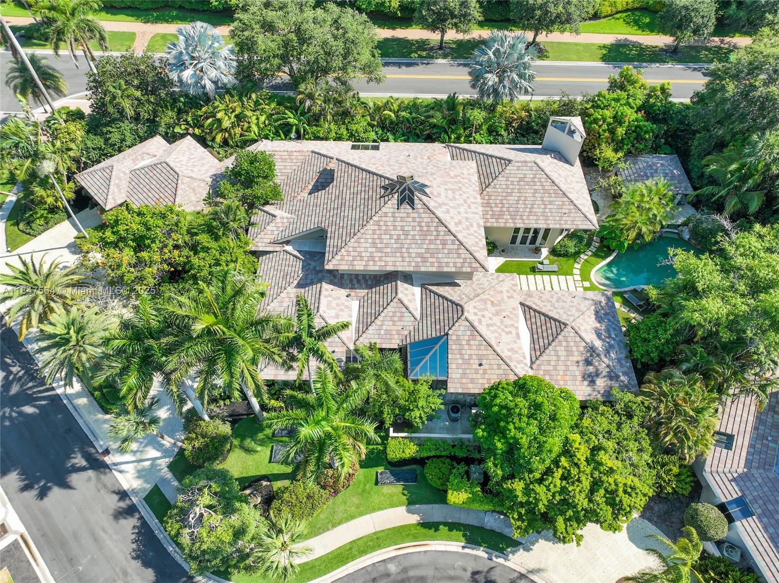 21034 Rosedown Court Boca Raton, FL 33433 - Photo 34 of 44 an aerial view of a house with a garden