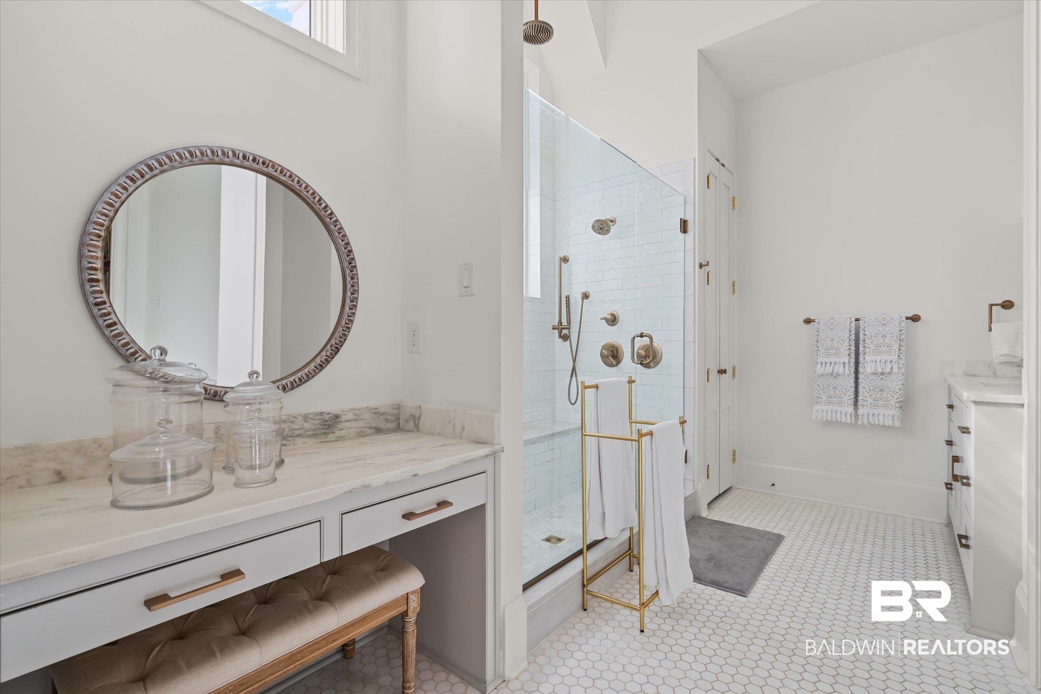 2 Garden Trace Mobile, AL 36608 - Photo 16 of 55 Bathroom with walk in shower and vanity