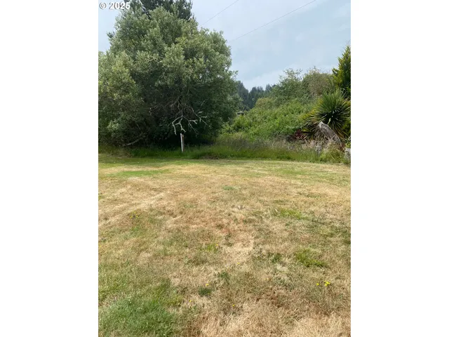 a view of a room with a trees in the background