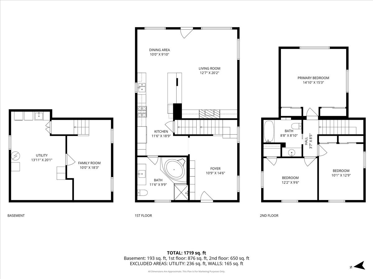 2455 North Rhodes Avenue River Grove, IL 60171 - Photo 24 of 24 a black and white photo of a living room
