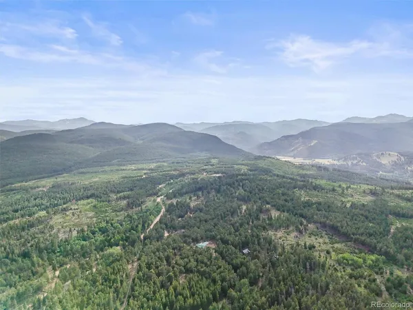 a view of city and mountain