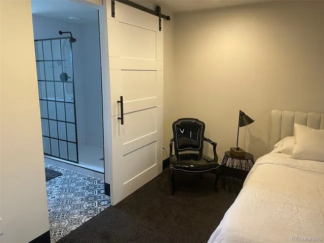 a view of a closet area