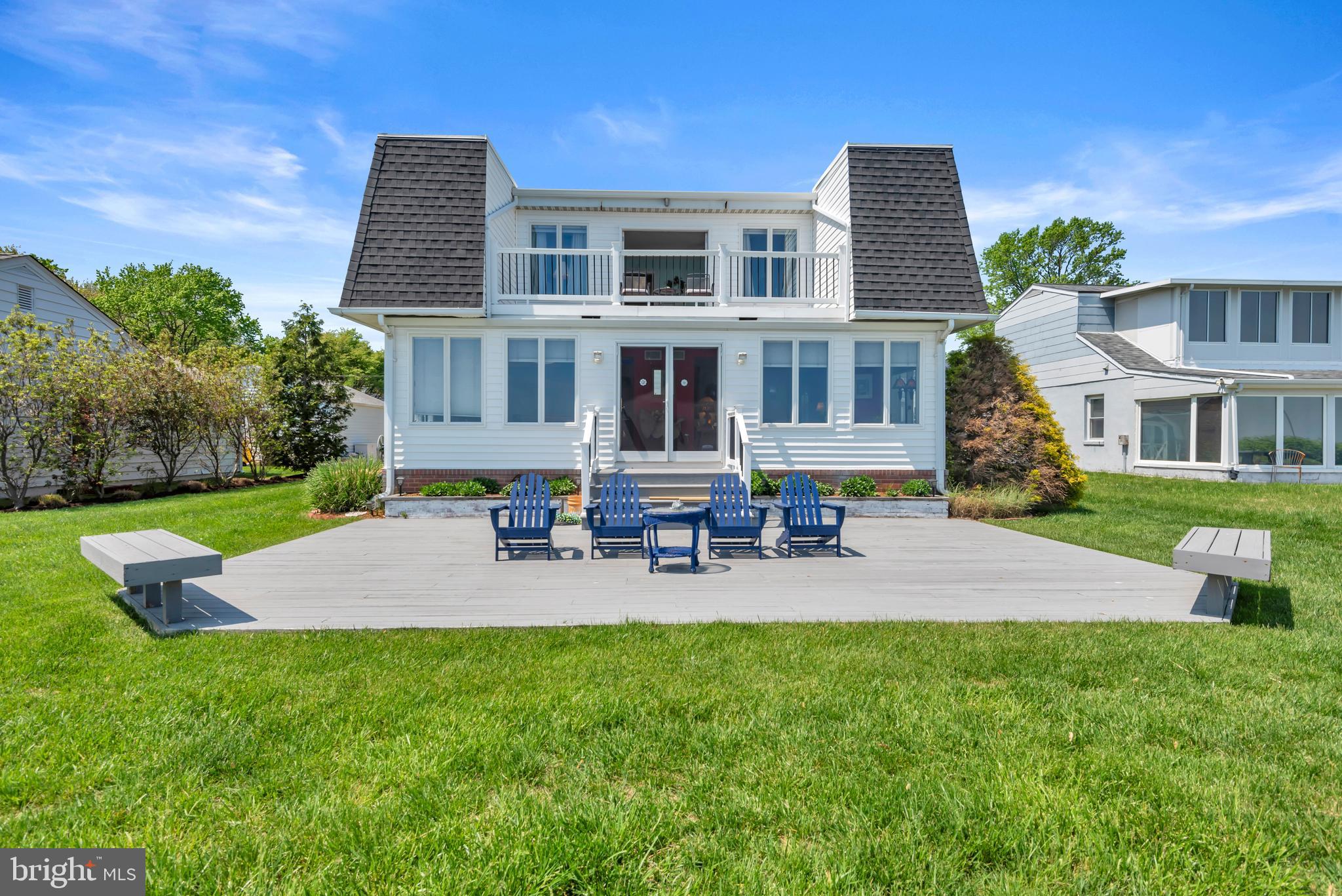 4249 Kings Road Edgewater, MD 21037 - Photo 6 of 54 a front view of house with yard and outdoor seating