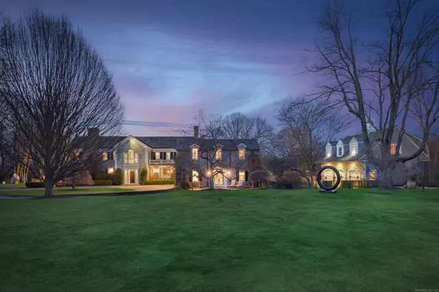 a view of a yard with swimming pool