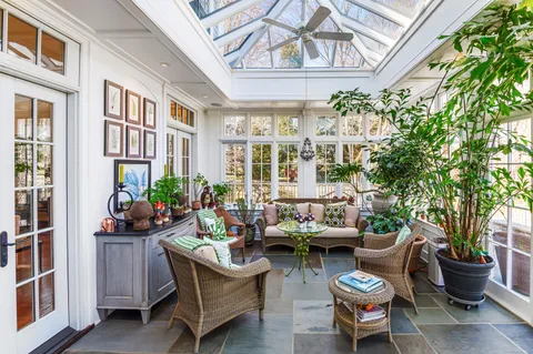 a outdoor living with furniture