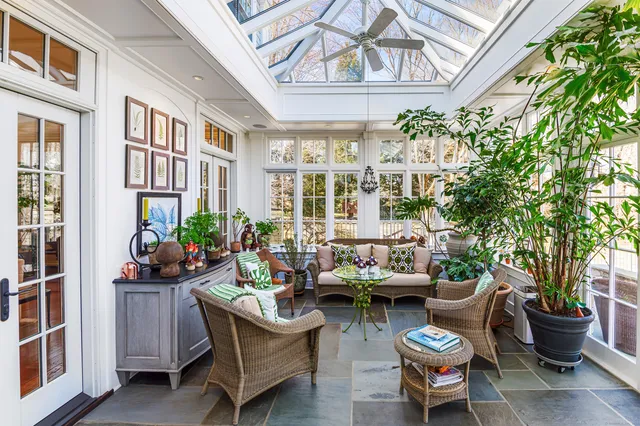 a outdoor living with furniture