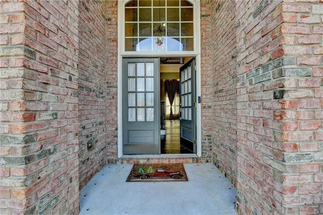 a view of an entryway with staircase