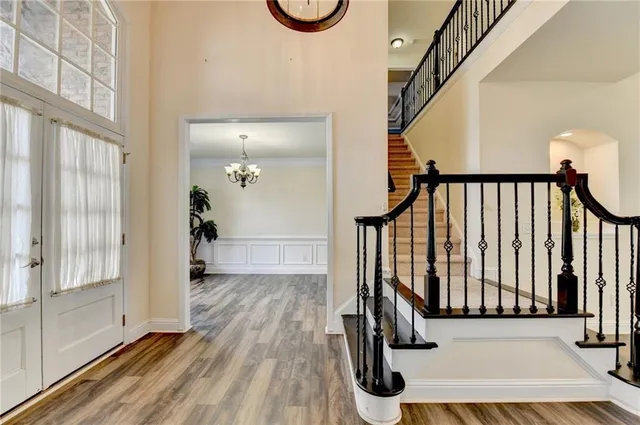 a view of an entryway