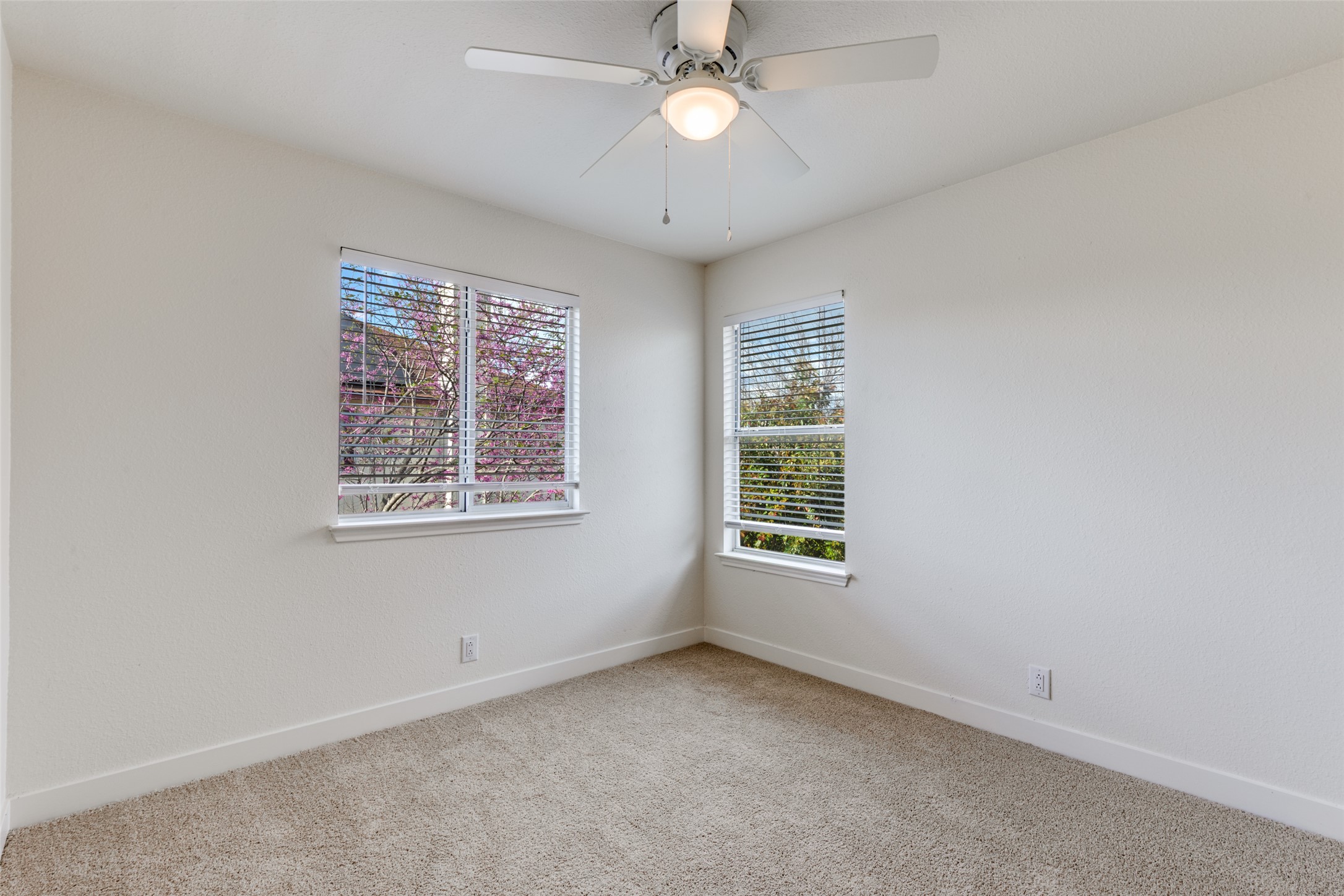 109 Orange Tree Lane Georgetown, TX 78626 - Photo 19 of 25 an empty room with a window and a fan