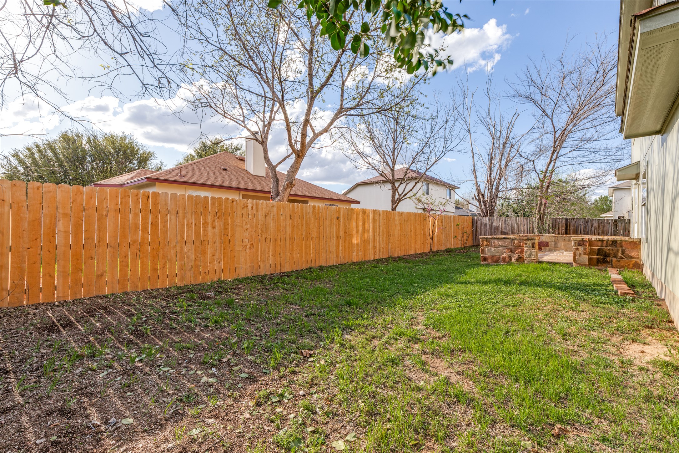 109 Orange Tree Lane Georgetown, TX 78626 - Photo 25 of 25 a view of backyard with large trees