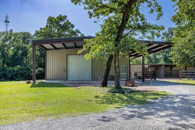 a view of a bench in the garden