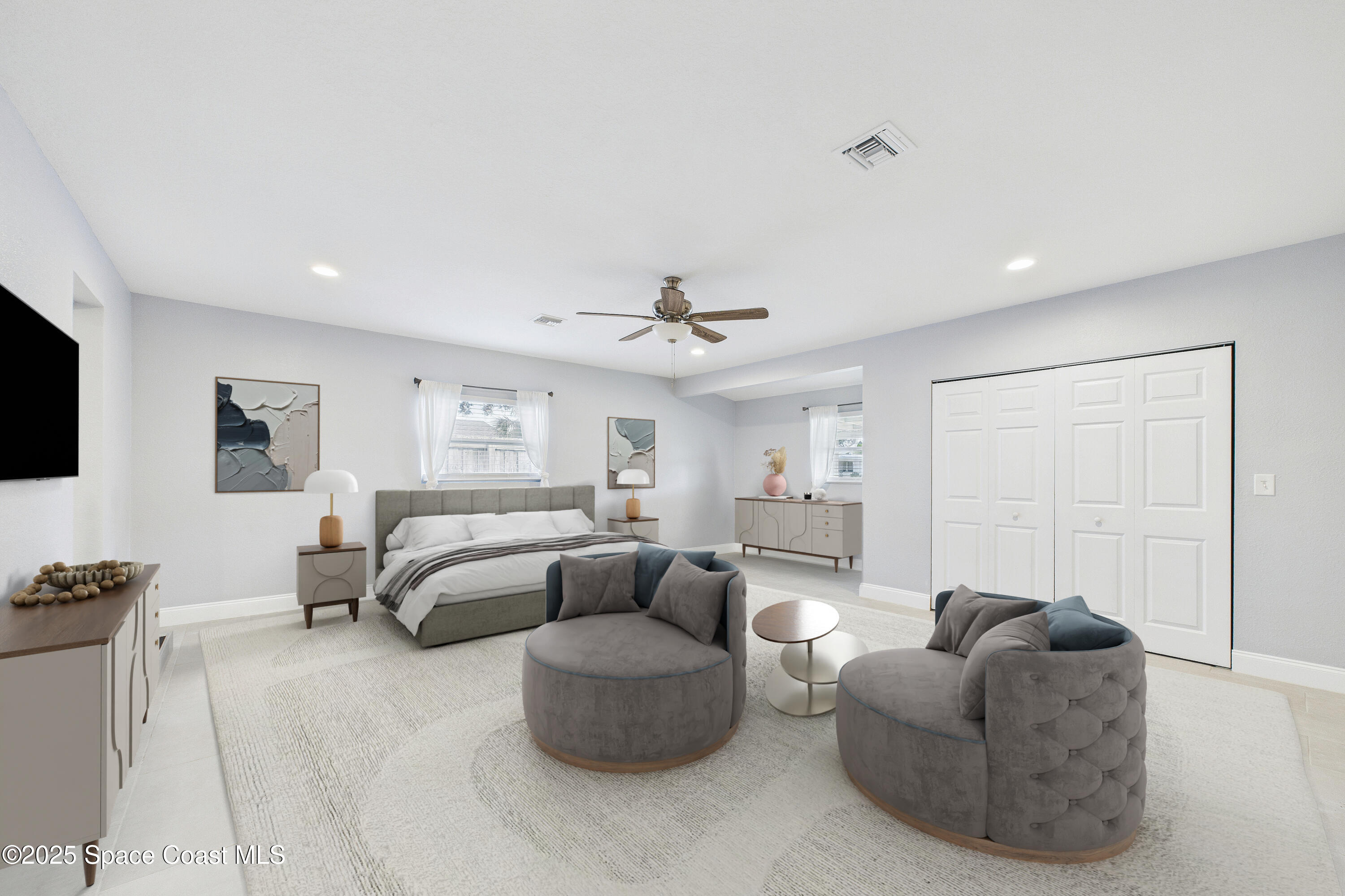 1500 Dorsal Street Merritt Island, FL 32952 - Photo 29 of 56 a living room with furniture and a flat screen tv