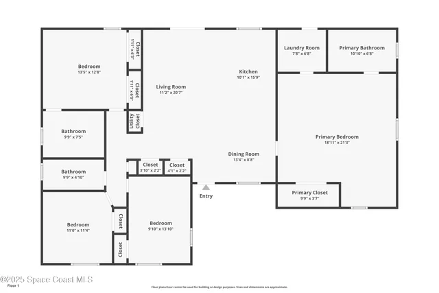$3,400 | 1500 Dorsal Street, Merritt Island, FL 32952