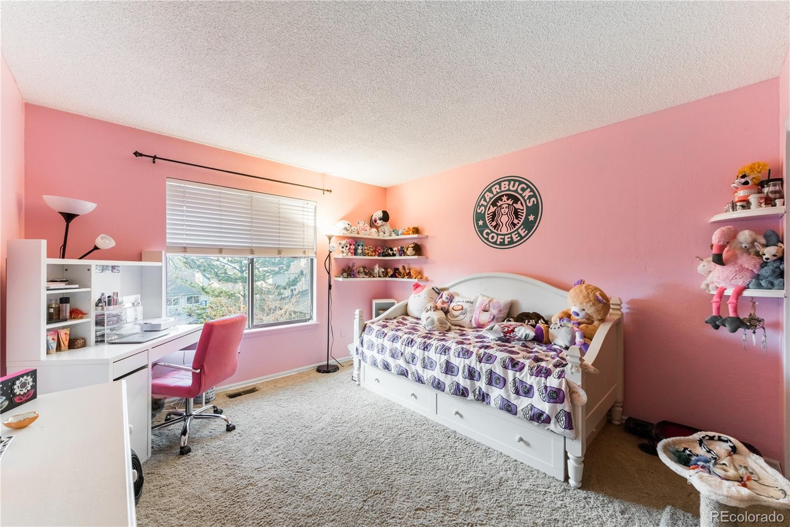 8583 Redstone Street Highlands Ranch, CO 80126 - Photo 19 of 25 a bed room with a bed and a chair