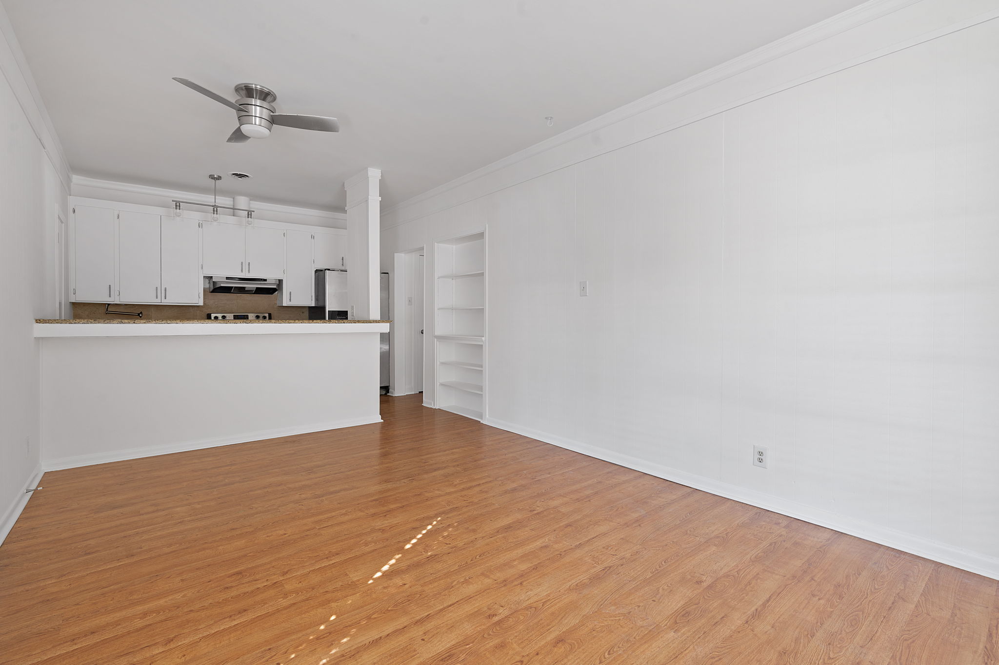1700 Northwood Road Austin, TX 78703 - Photo 17 of 40 Unit A living open to kitchen