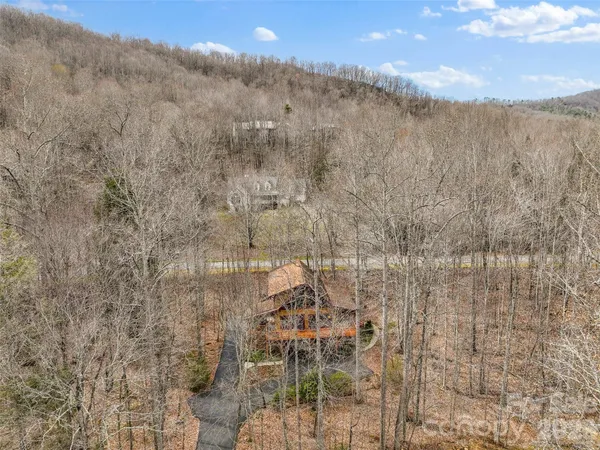 a view of a lot of mountains in the background