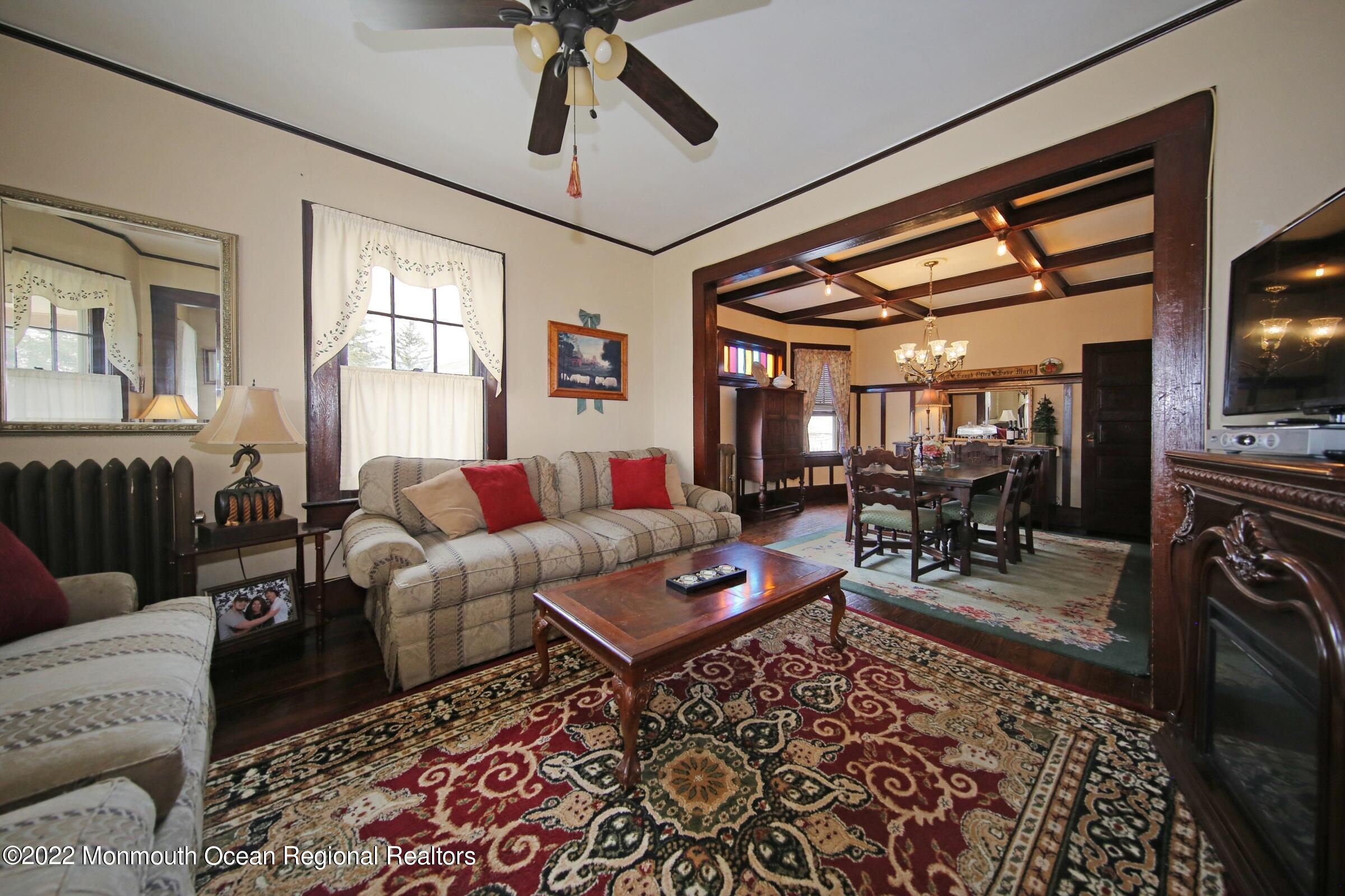 181 Beers Street Keyport, NJ 07735 - Photo 9 of 30 Living Open to Dining Room
