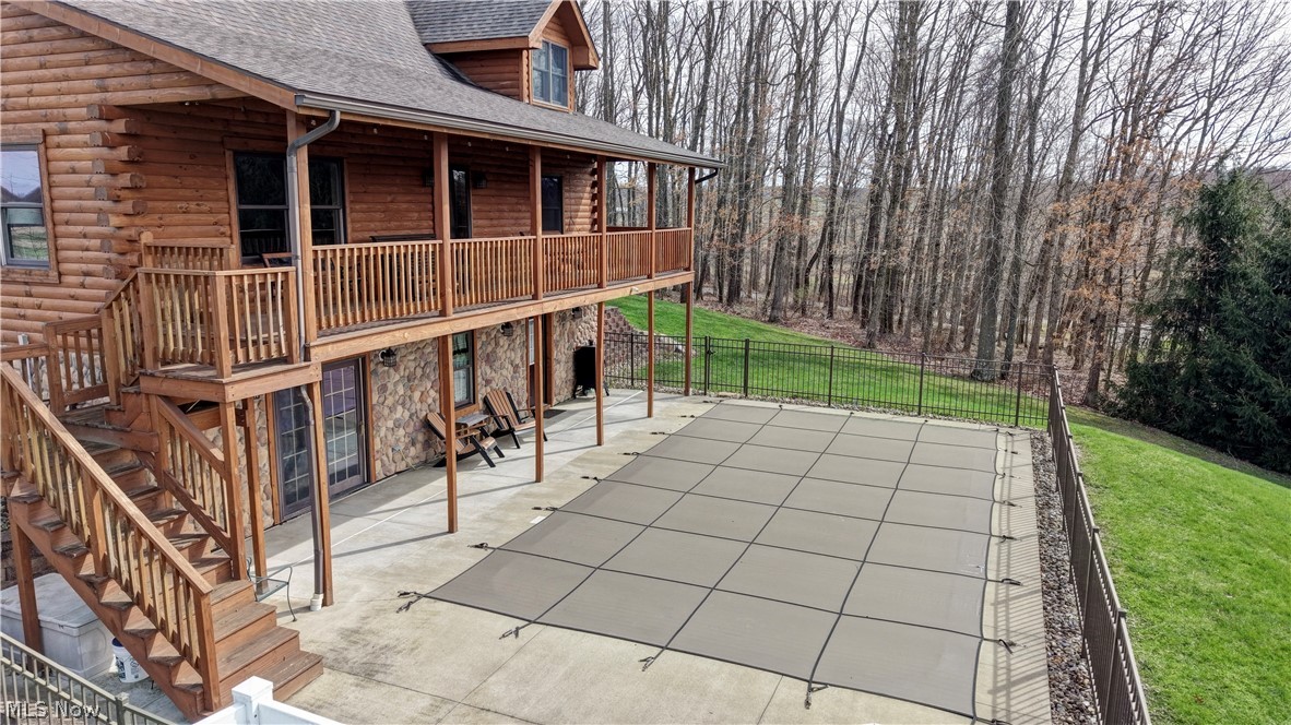 8045 McFadden Road Shreve, OH 44676 - Photo 10 of 45 View of patio / terrace featuring stairs