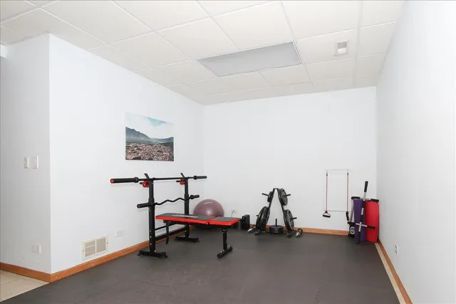 a view of a room with toys