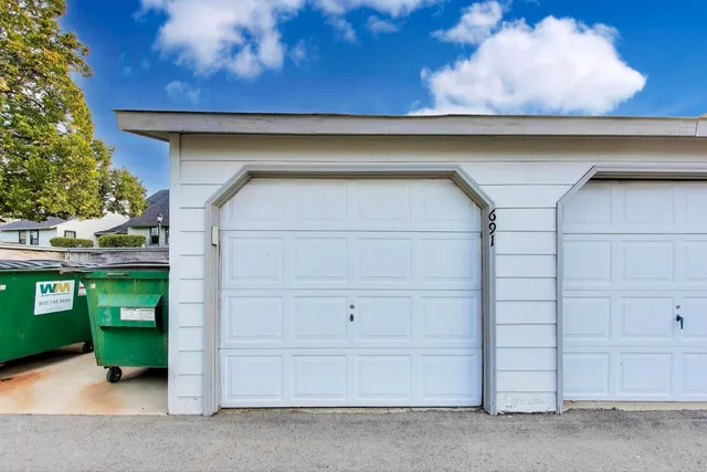 a picture of a bench in front of a door